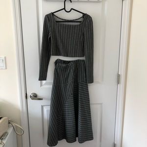 Two pieces dress set